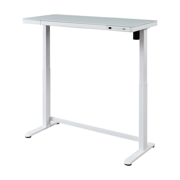 Koble Juno White Adjustable Standing Smart Desk White