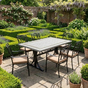 Burlington 6 Seater Dining Set With Ascot Chairs