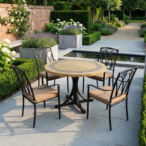 Vermont 4 Seater Dining Set With Ascot Chairs