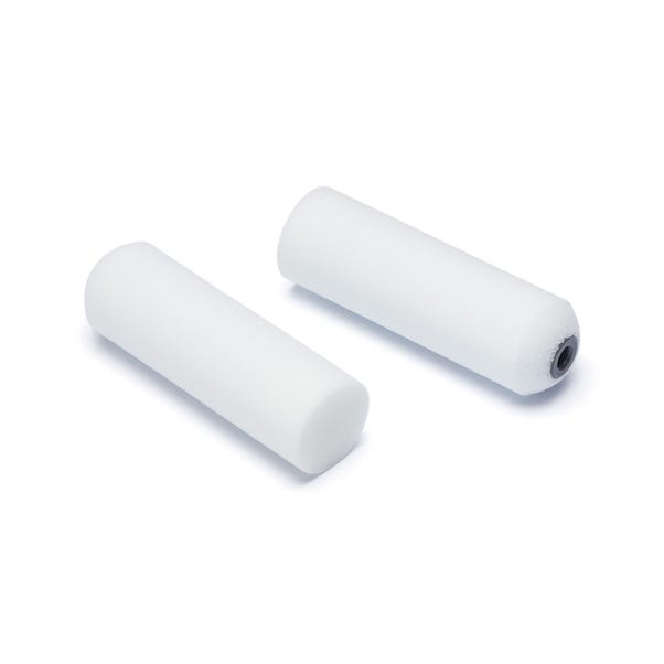 Harris Seriously Good Gloss Roller Sleeve 2 Pack 4inch / 100mm Grey