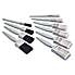 Harris Essentials Walls & Ceiling and Gloss Brush 10 Pack Grey