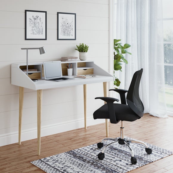 white desk dunelm