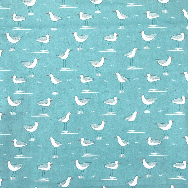 Seagulls Craft Cotton Fabric Blue