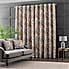Leaf Jacquard Butterscotch Eyelet Curtains  undefined