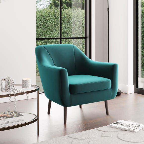 Dunelm 2024 teal chair