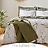 Sadie Leaves and Trees Green 100% Organic Cotton Reversible Duvet Cover and Pillowcase Set  undefined