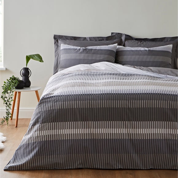 dark grey bedding dunelm