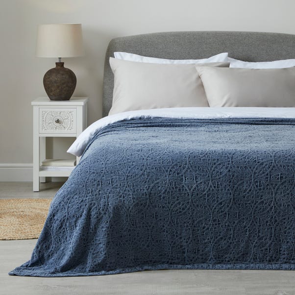 Stonewashed Chenille Folkstone Bedspread  undefined