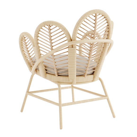 white wicker chair dunelm