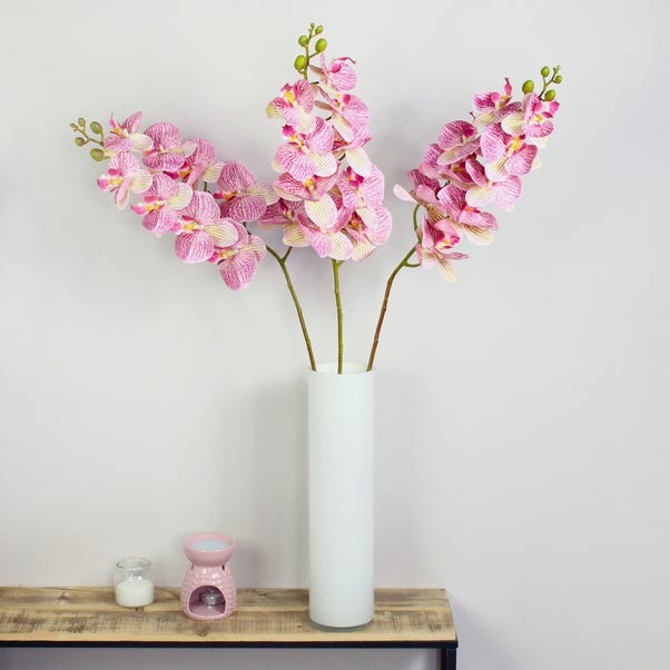 Artificial Pink Real Touch Phalaenopsis Stems image 1 of 3