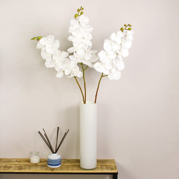 Artificial Cream Real Touch Phalaenopsis Stems image 1 of 3