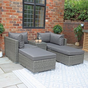 Paris 4 Seater Relaxer Set