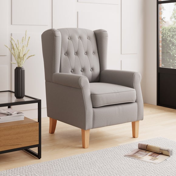 dunelm oswald chair grey