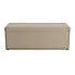 Oswald Faux Wool Ottoman Bench Natural