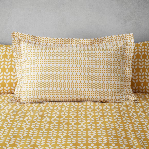 Elements Vete Ochre Oxford Pillowcase