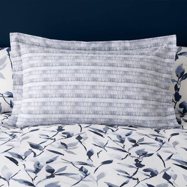 Zen Navy Oxford Pillowcase Navy (Blue)