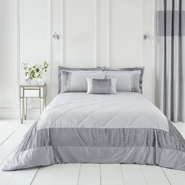 Beverley Luxe Charcoal Bedspread image 1 of 3