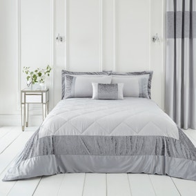 Beverley Luxe Charcoal Bedspread
