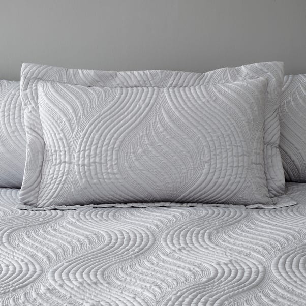 Romilly Pinsonic Silver Oxford Pillowcase  image 1 of 3