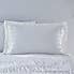 Aria Seersucker White 100% Cotton Duvet and Pillowcase Set  undefined
