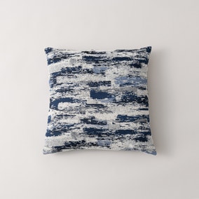 Abstract Blue Global Cushion