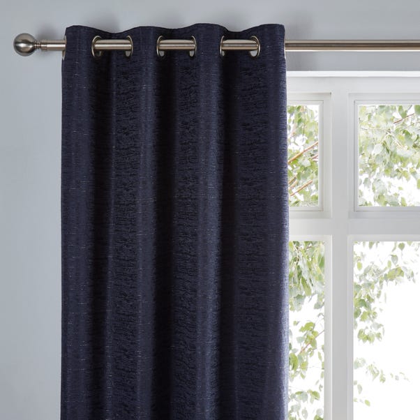 Molly Navy Eyelet Curtains Dunelm Molly Navy Eyelet Curtains Dunelm, Do Eyelet Curtains Need To Be Double Width