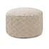 Tufted Diamond Natural Pouffe Natural
