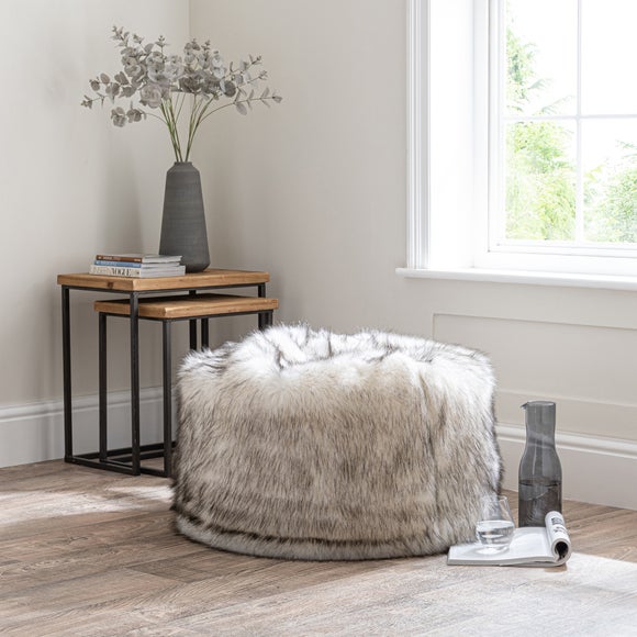 Fluffy stool dunelm new arrivals