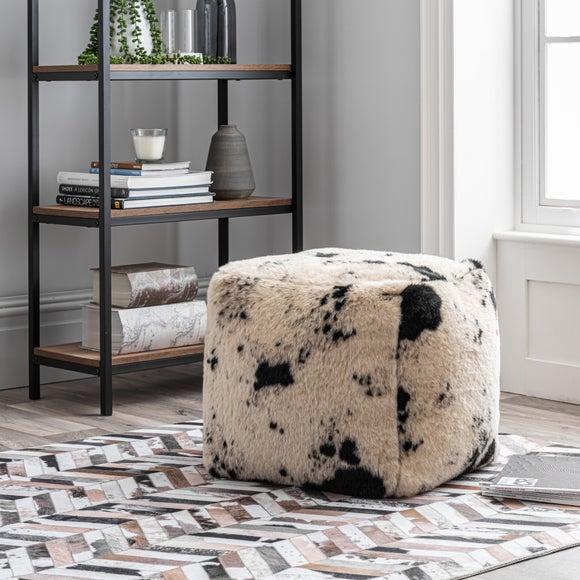 Cow print deals pouf