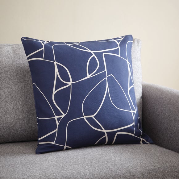 the range navy cushions