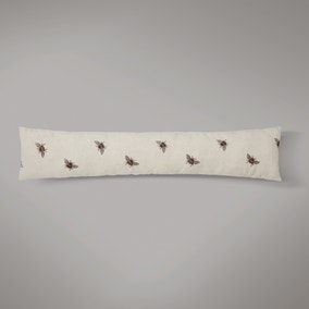 Embroidered Bee Draught Excluder