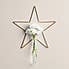 Star Wire Wall Vase Gold