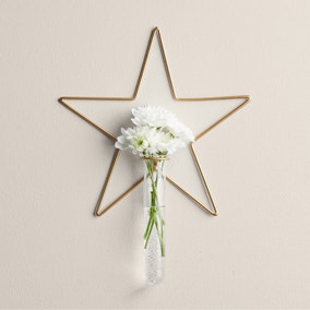 Star Wire Wall Vase