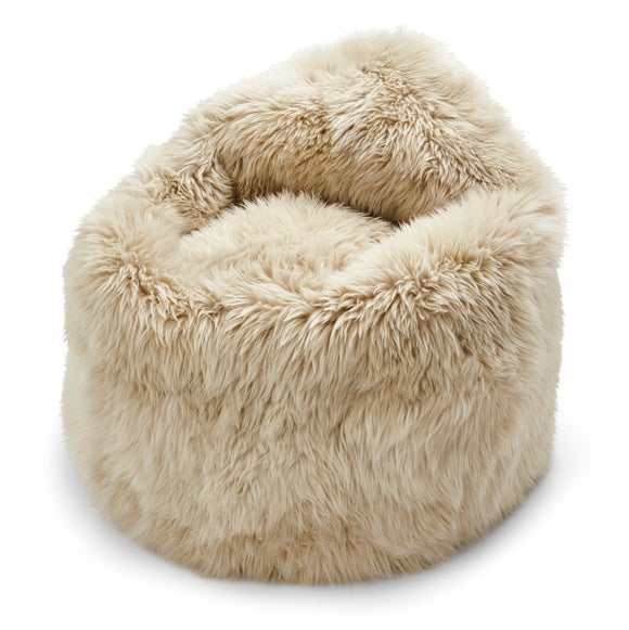 fluffy bean bag dunelm