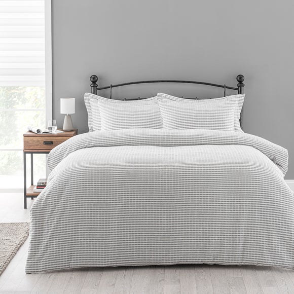 cotton grey duvet set