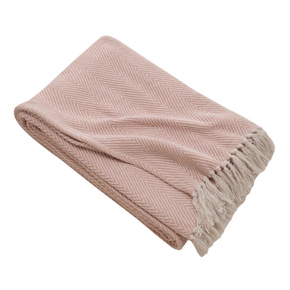 Dunelm herringbone throw new arrivals