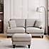 Beatrice Boucle 3 Seater Sofa Bed Boucle Light Grey