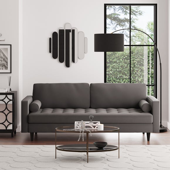 Grey four deals seater sofa