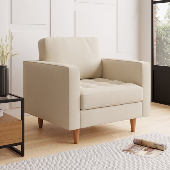 dunelm natural armchair