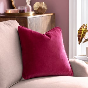 Clara Cotton Velvet Square Cushion