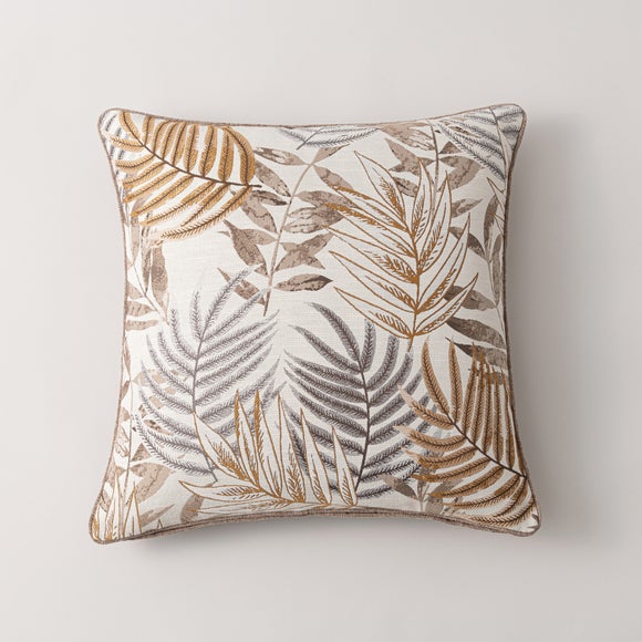 Leaf Jacquard Cushion