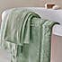 Dorma Tencel Sumptuously Soft Grey Green Towel  undefined