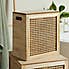 French Cane Small Storage Box Natural