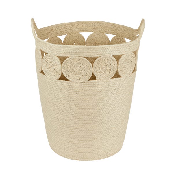 Maize Natural Laundry Basket | Dunelm