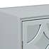 Delphi Grey Small Slim Cabinet Light Grey