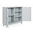 Delphi Grey Small Slim Cabinet Grey