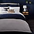 Dorma Bowden Jacquard Matelasse 100% Cotton Grey Duvet Cover and Pillowcase Set  undefined