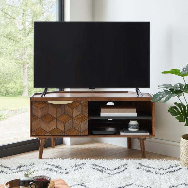 Hex Corner TV Unit for TVs up to 44" image 1 of 5
