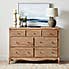 Giselle 7 Drawer Chest Wood (Brown)