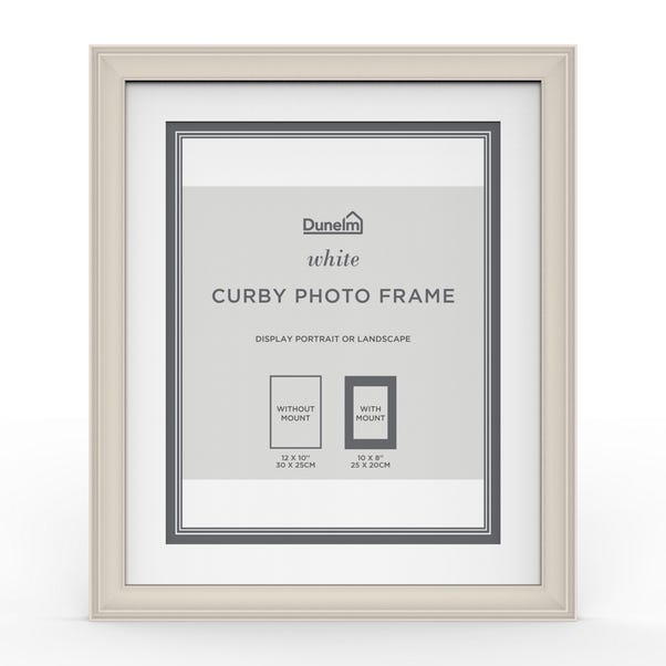 Curby Photo Frame 8" x 10" (20cm x 25cm) White